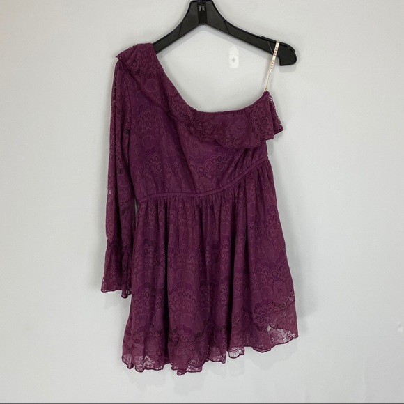 RAGA Laney Lace One-Shoulder Mini Dress - Picture 4 of 5